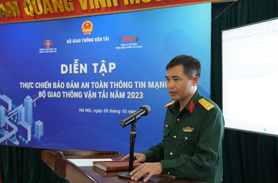 Diễn tập thực chiến bảo đảm an toàn thông tin mạng Bộ Giao thông vận tải năm 2023